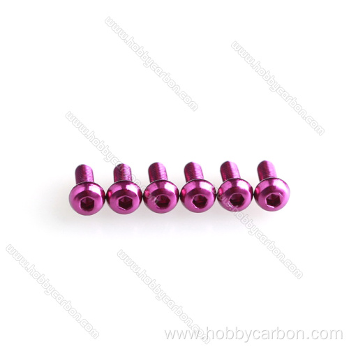 M3 Aluminum round Hex head screws for drones